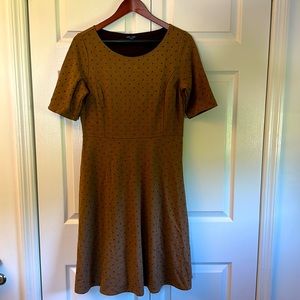 Very flattering and nice Lands End dress.
